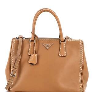 Prada Galleria Double Zip Tote Stitched #242712P15B